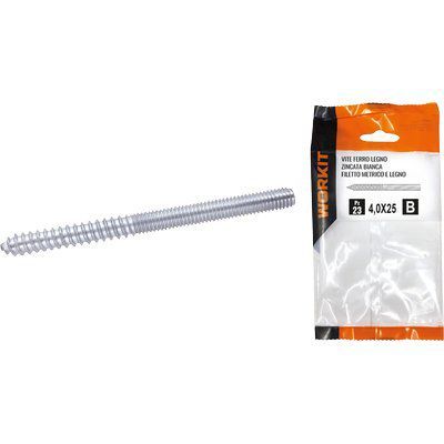 VITE FERRO LEGNO SELF WORKIT - ZINCATA BIANCA VITE FERRO LEGNO SELF WORKIT - ZINCATA BIANCA