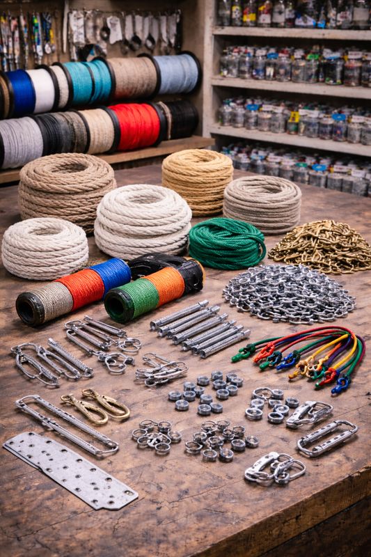 CORDE, FUNI E CATENE