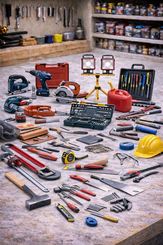 UTENSILERIA MANUALE E DA CANTIERE