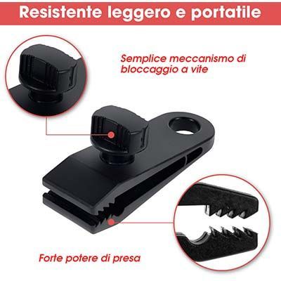 PINZA TENDI TELO HAND CM 8,5 × 3 × 3 – CONF. DA PZ 4