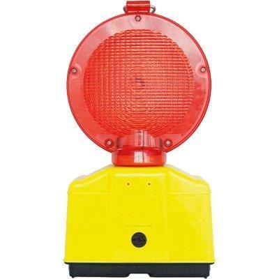 LAMPEGGIATORE CANTIERE LUCE LED ROSSO POSTO 2 BATTERIE LAMPEGGIATORE CANTIERE LUCE LED ROSSO POSTO 2 BATTERIE