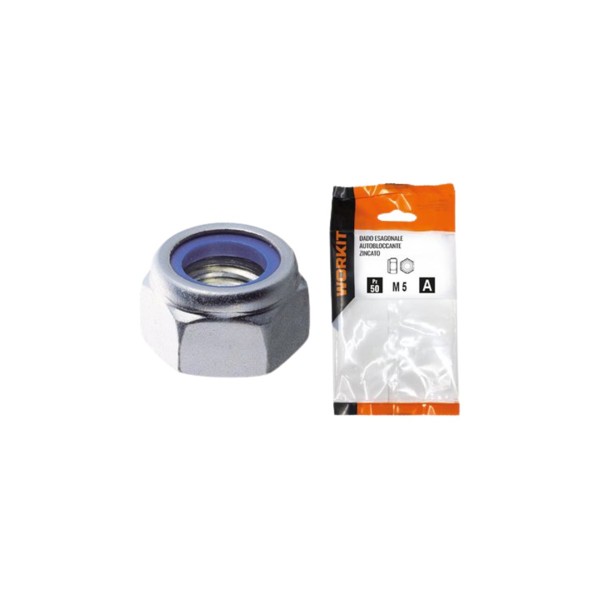 DADO ESAGONALE AUTOBLOCCANTE ALTO SELF - WORKIT