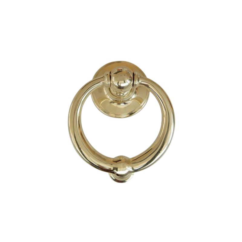 BATTENTE X PORTONE RING COTTALI  IN OTTONE LUCIDO MM 110