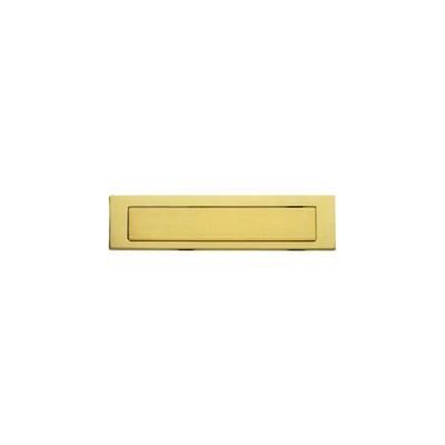 BUCALETTERE POSTA DA APPLICARE COTTALI OTTONE LUCIDO MM 254X75 BUCALETTERE POSTA DA APPLICARE COTTALI OTTONE LUCIDO MM 254X75