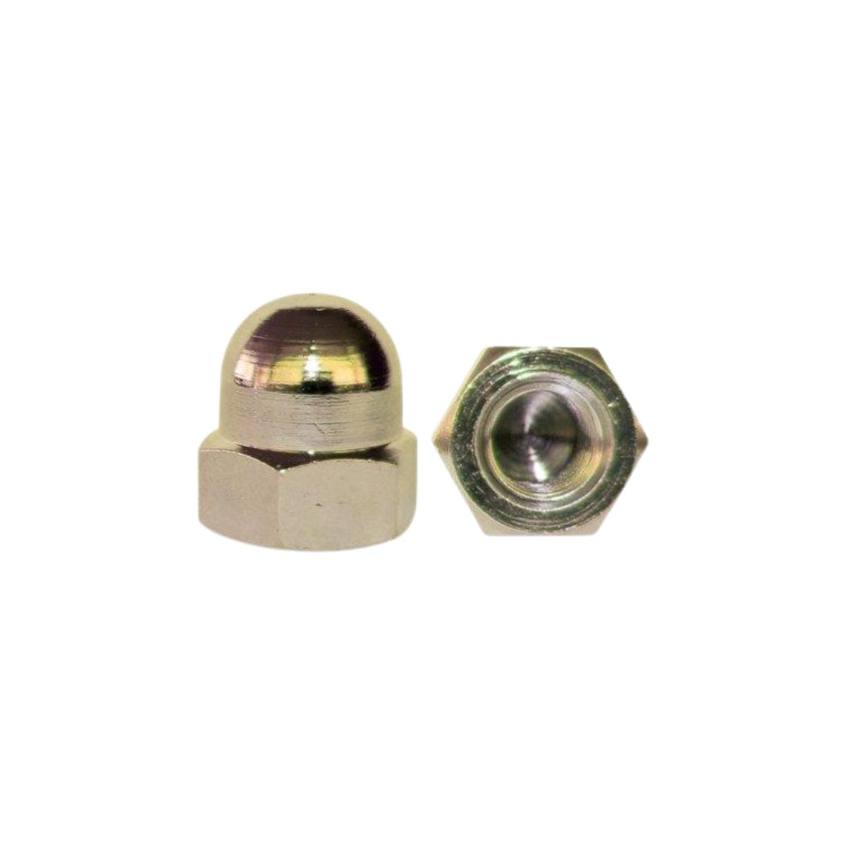 DADO ESAGONALE CIECO OTTONE M 4 CF=PZ 250