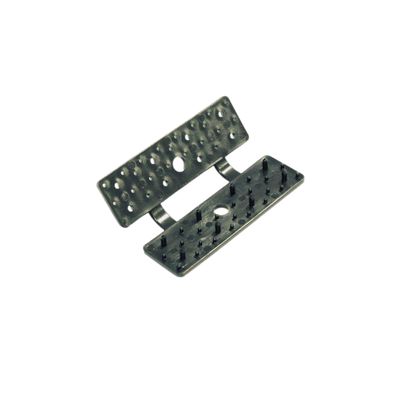 CLIP BOTTONE LEGARETE OMBRA RETTANGOLARE ITALIA CONF. DA 50 PZ