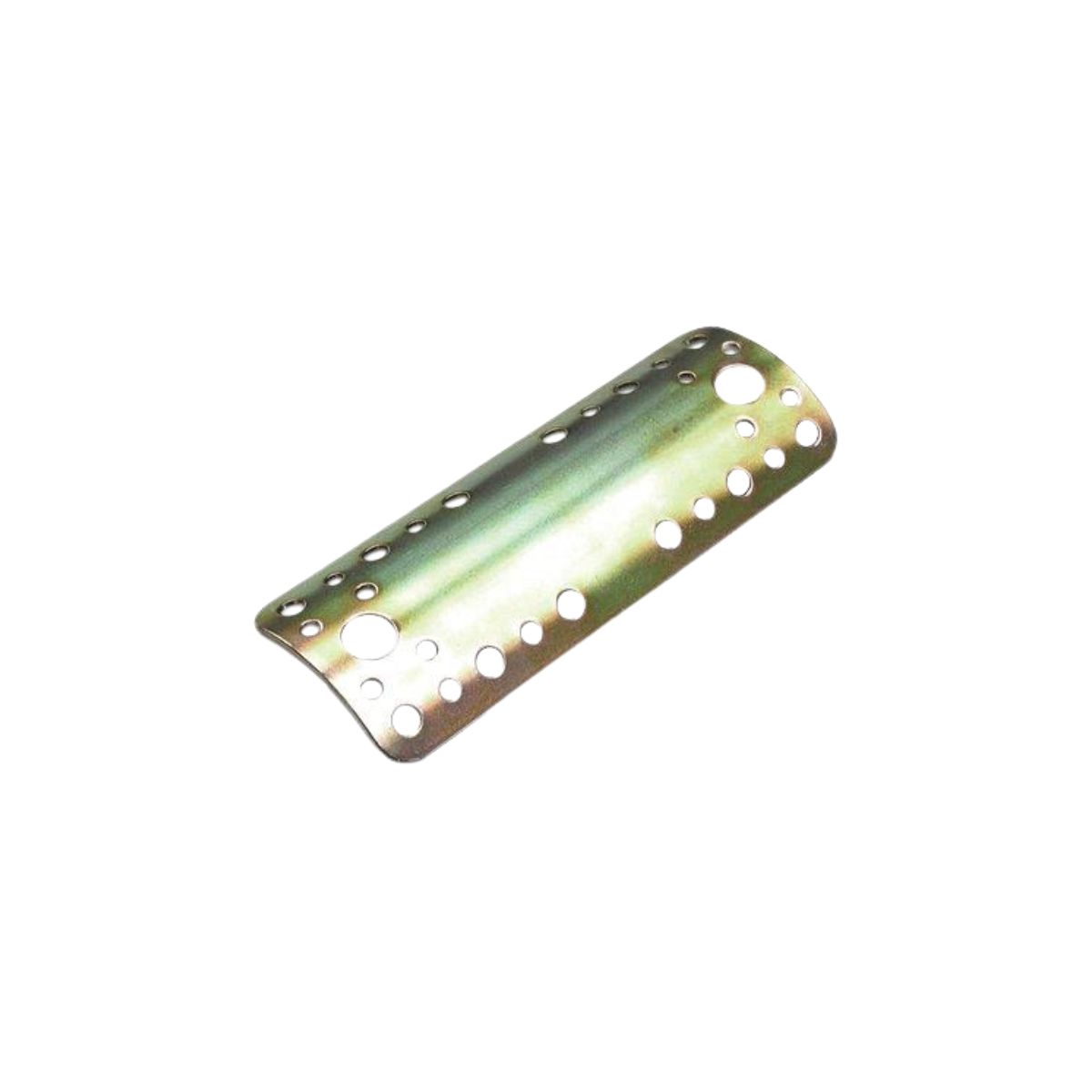 GIUNZIONE GAZEBO DRITTA TONDA 933 ZINCATA GIALLA PER PALI Ø 80–100 MM 170×65 MM SPESSORE 2,0 MM