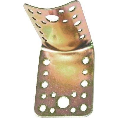 GIUNZIONE GAZEBO 90° TONDO PIANO 936 ZINCATA GIALLA PER PALI Ø 80–100 MM (65X85X85)