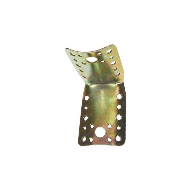 GIUNZIONE GAZEBO 90° TONDO PIANO 936 ZINCATA GIALLA PER PALI Ø 80–100 MM (65X85X85)