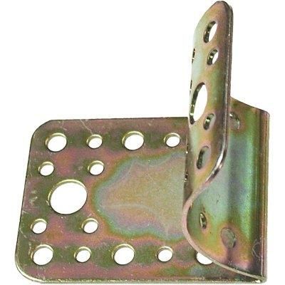 GIUNZIONE GAZEBO 90° TONDO TRAVERSO PIANO 939 ZINCATA GIALLA PER PALI Ø 80–100 MM (65X85X85)