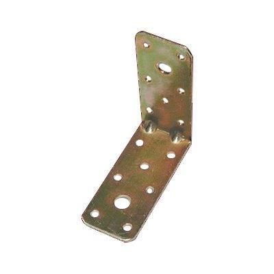 GIUNZIONE GAZEBO PESANTE ANGOLARE 869 ZINCATA GIALLA SPESSORE 2,5 MM (90X90X40)