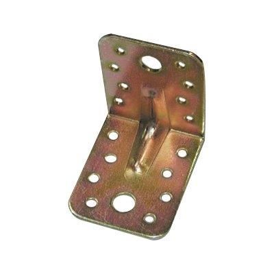 GIUNZIONE GAZEBO PESANTE ANGOLARE 874 	ZINCATA GIALLA SPESSORE 2,5 MM (65X65X55)