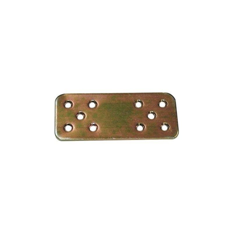 GIUNZIONE GAZEBO PESANTE DRITTA 789 	ZINCATA GIALLA SPESSORE 2,5 (MM 90X40)