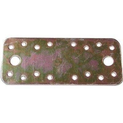 GIUNZIONE GAZEBO PESANTE DRITTA 873 ZINCATA GIALLA SPESSORE 2,5 MM (130X55)