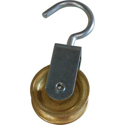 CARRUCOLA ZAMA OTTONATA + GANCIO WORKIT CARRUCOLA ZAMA OTTONATA + GANCIO WORKIT