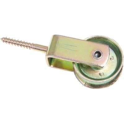 CARRUCOLA ZAMA OTTONATA + VITE SELF ZINCATA DIMENSIONI 30 MM CARRUCOLA ZAMA OTTONATA + VITE SELF ZINCATA DIMENSIONI 30 MM