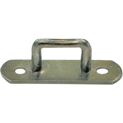 CAVALLOTTO FISSO RETTANGOLARE 926 ZINCATO GIALLO SPESSORE 5,0 MM