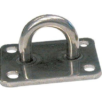 CAVALLOTTO FISSO TONDO 929I  ACCIAIO INOX SPESSORE 8,0 MM (20X 21)