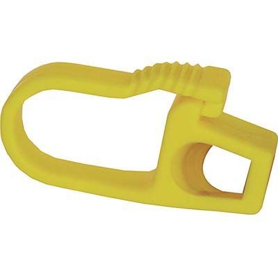 GANCIO PLASTICA X CORDA ELASTICA EFFE DA 8 MM IN CONF. DA 10 PZ