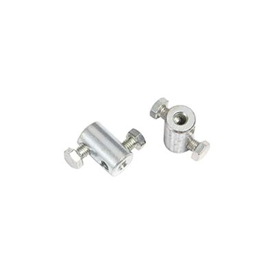 MORSETTO ZINCATO DOPPIA VITE LATERALE SELF MM 4,5 IN CONF. DA 4 PZ