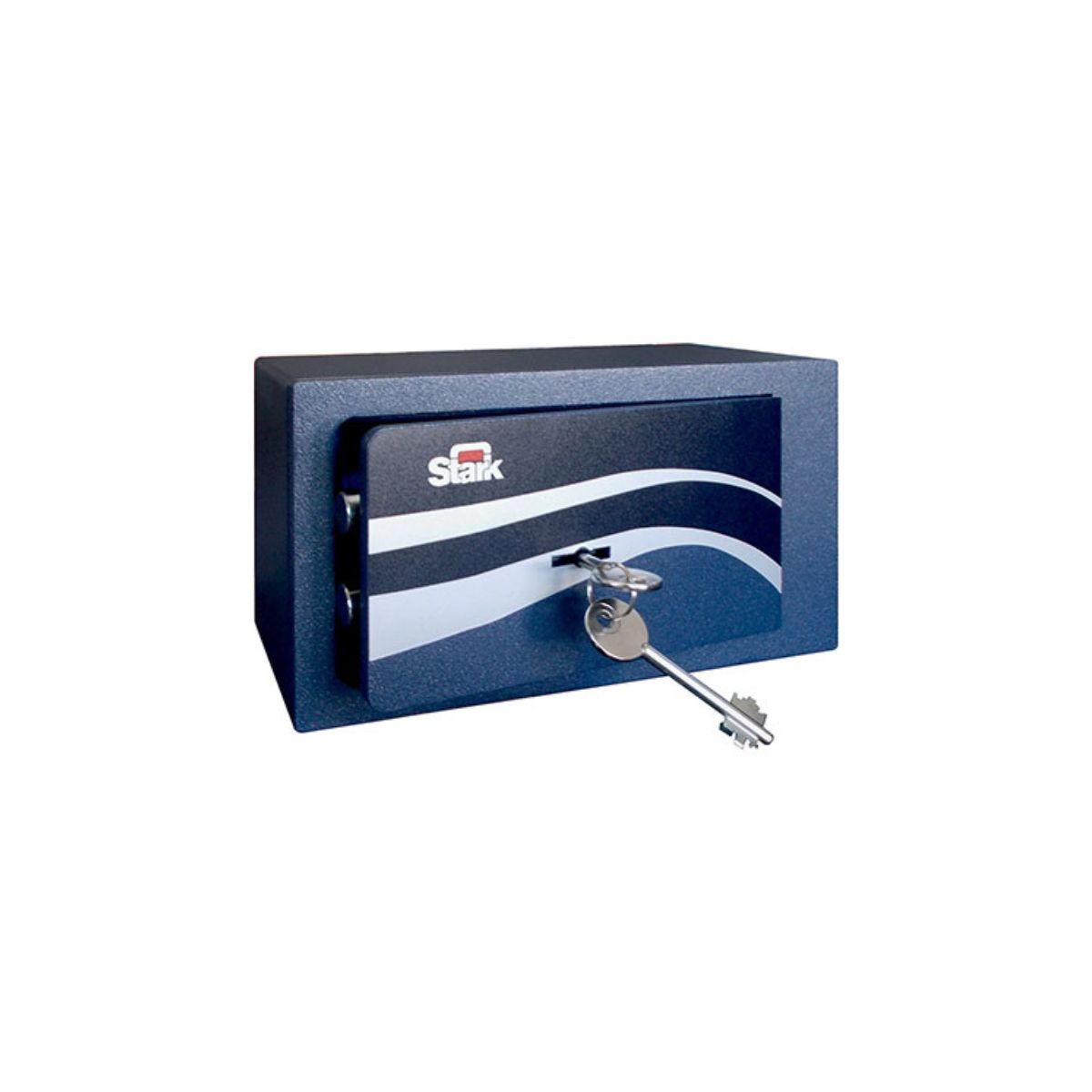 CASSAFORTE DA ESTERNO SERIE 640A STARK FRONTALE IN ACCIAIO SPESSORE 8 MM CM -22×11,5- ALTEZZA CM 13 CON 2 CHIAVI DOPPIA MAPPA