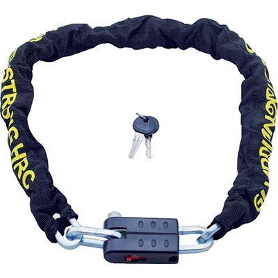 CATENA DI SICUREZZA CEMENT QUADRA CON LUCCHETTO ILSA 85308 RIVESTITA IN TELA MM 7,0 LUNGHEZZA CM 100