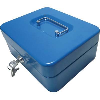 CASSETTA PORTAVALORI EFFE IN ACCIAIO VERNICIATO CON 2 CHIAVI