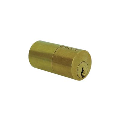 CILINDRO ESTERNO A TUBO 8525 ISEO IN OTTONE, 3 CHIAVI ( D.MM 26 -  L.MM 50)