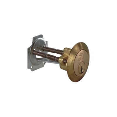 CILINDRO ESTERNO STACCATO 02520 CISA IN OTTONE CON  3 CHIAVI  MM 85 MAX