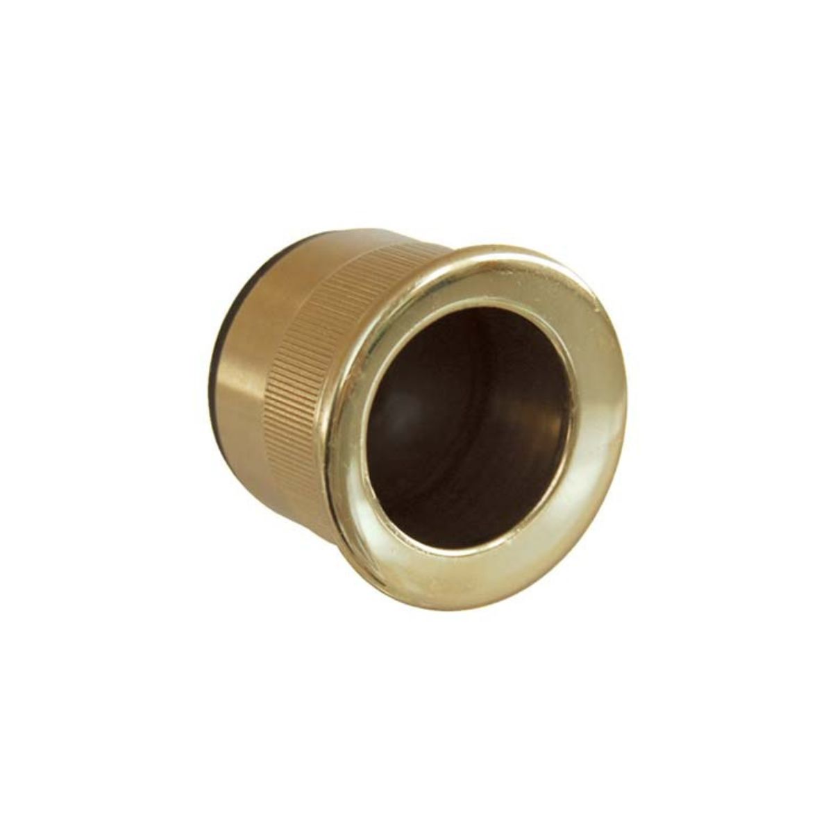 MANIGLIA A DITALE INCASSO TONDA COTTALI IN OTTONE LUCIDO  25x12 MM