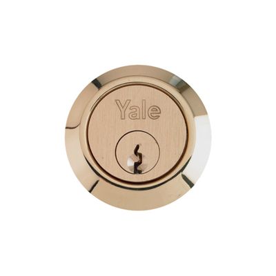 CILINDRO ESTERNO STACCATO Y220 YALE IN OTTONE CON 3 CHIAVI MM 90 MAX