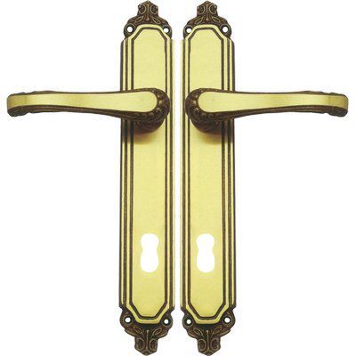 MANIGLIA EXPORT PLACCA FORO PATENT IN CONF DA 2 PZ