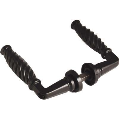 MANIGLIA PORTA METALLO A TORTIGLIONE