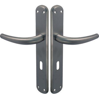 MANIGLIA TORINO CROMO FORO SAGOMATO ZAMA CROMO SATINATA+Q8 I.MM 90 IN CONF. DA 2 PZ