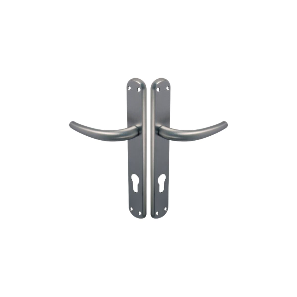 MANIGLIA TORINO CROMO FORO SAGOMATO ZAMA CROMO SATINATA+Q8 I.MM 90 IN CONF. DA 2 PZ