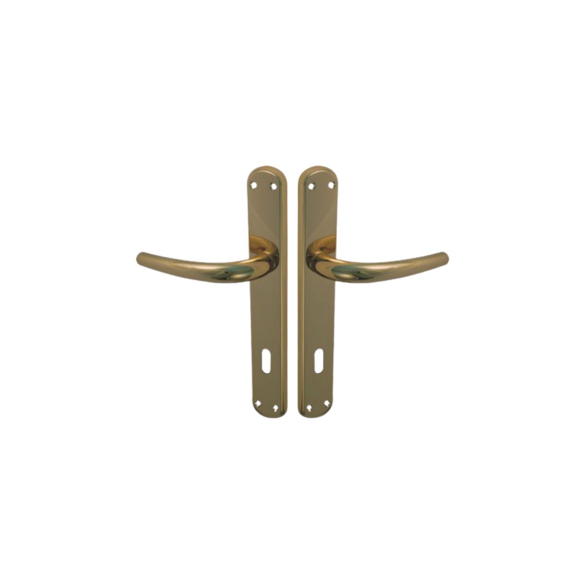 MANIGLIA TORINO OTTONE FORO PATENT ZAMA OTTONE LUCIDO Q8 IN CONF.DA 2 PZ