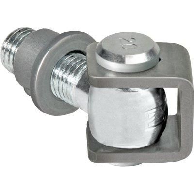 CARDINE A SALDARE IN ACCIAIO ZINCATO CAVALLOTTO+BOCCOLA 120 COMUNELLO