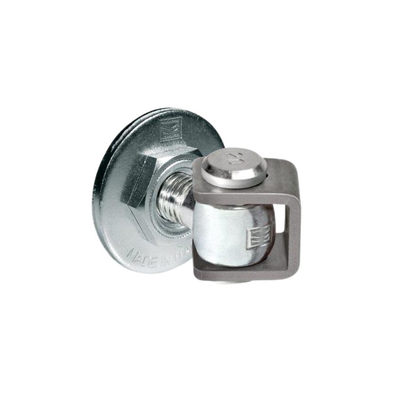 CARDINE A SALDARE CAVALLOTTO IN ACCIAIO ZINCATO+PIASTRA 155 COMUNELLO