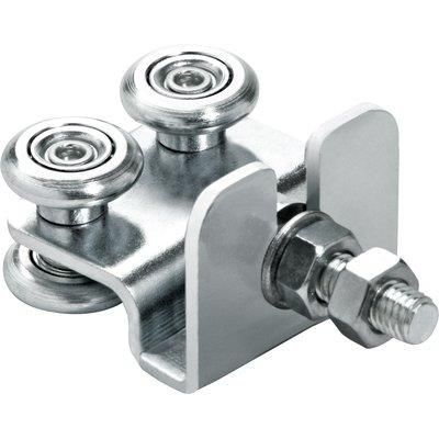 CARRELLO SCORREVOLE 40 COMUNELLO ZINCATO CON 4 RUOTE Ø24 MM