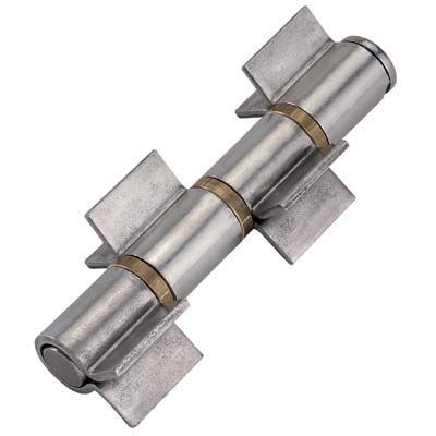 CERNIERA 4 ALI APERTE A SALDARE 135 COMBI PERNO SFILABILE E RONDELLE OTTONE - 180 MM