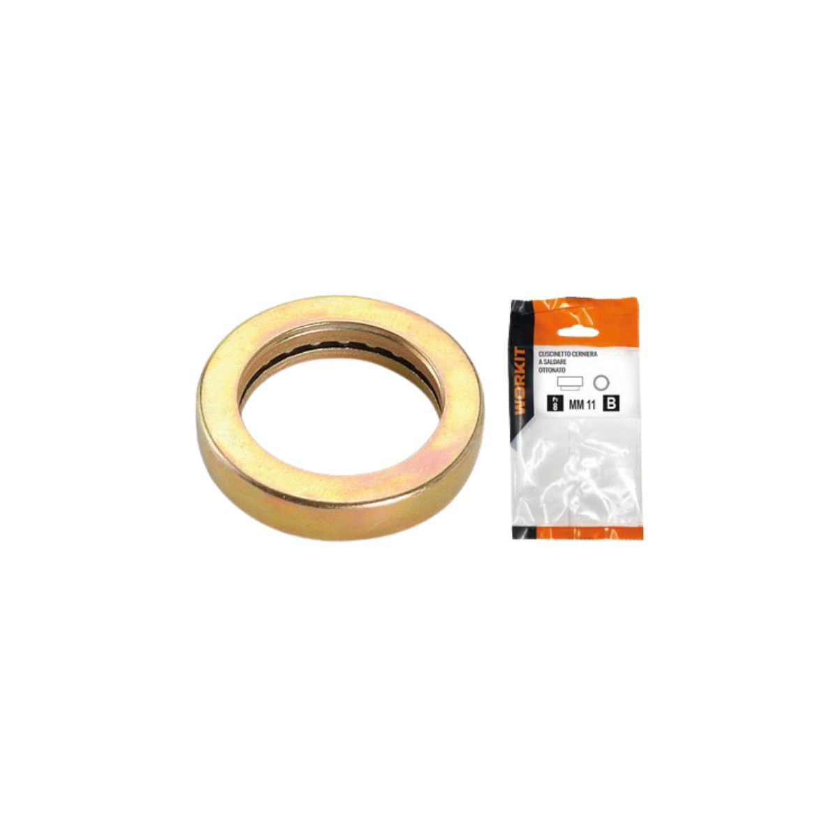 CUSCINETTO CERNIERA A SALDARE OTTONATO SELF WORKIT IN CONF. DA 2 PZ