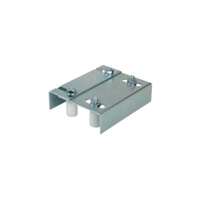 PIASTRA GUIDA CANCELLO REGOLABILE 462 COMBI ZINCATA 149/197×220 MM – SCORRIMENTO CANCELLO 102/107 MM