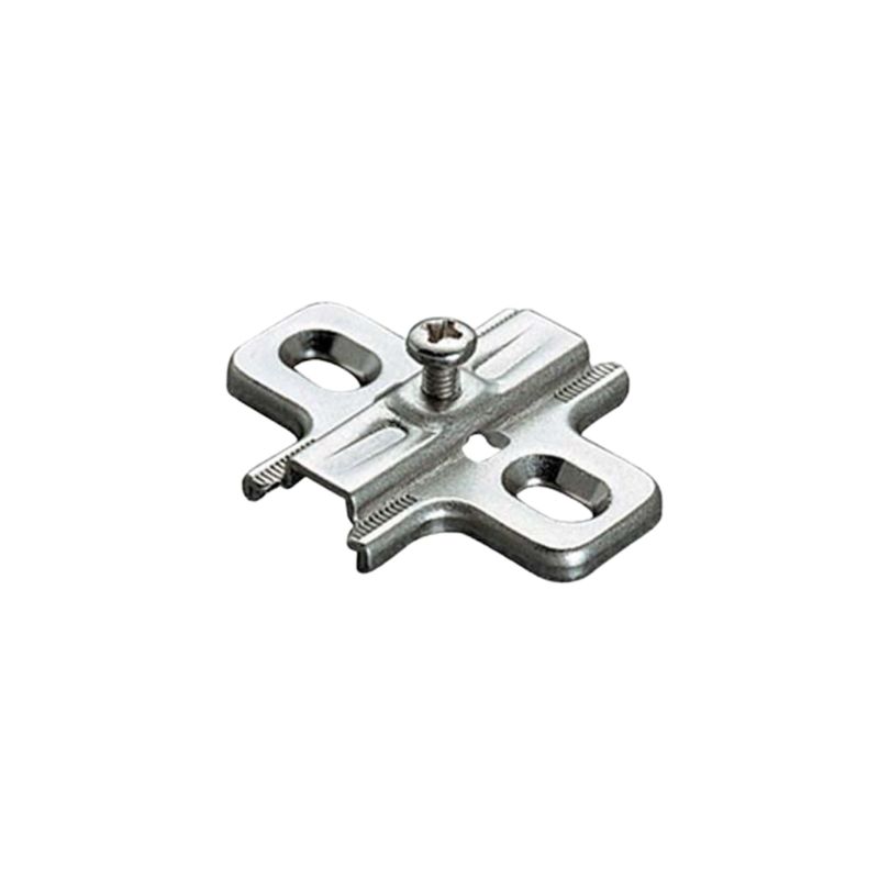 BASETTA CERNIERA INCASSO B2V3H SALICE IN ACCIAIO NICHELATO