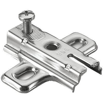 BASETTA CERNIERA A INCASSO DANCO F850/F864 IN ACCIAIO NICHELATO – H 0 MM, 41×52 MM