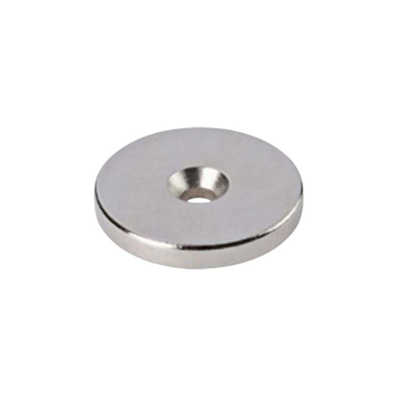 BOTTONE MAGNETICO AL NEODIMIO FORATO