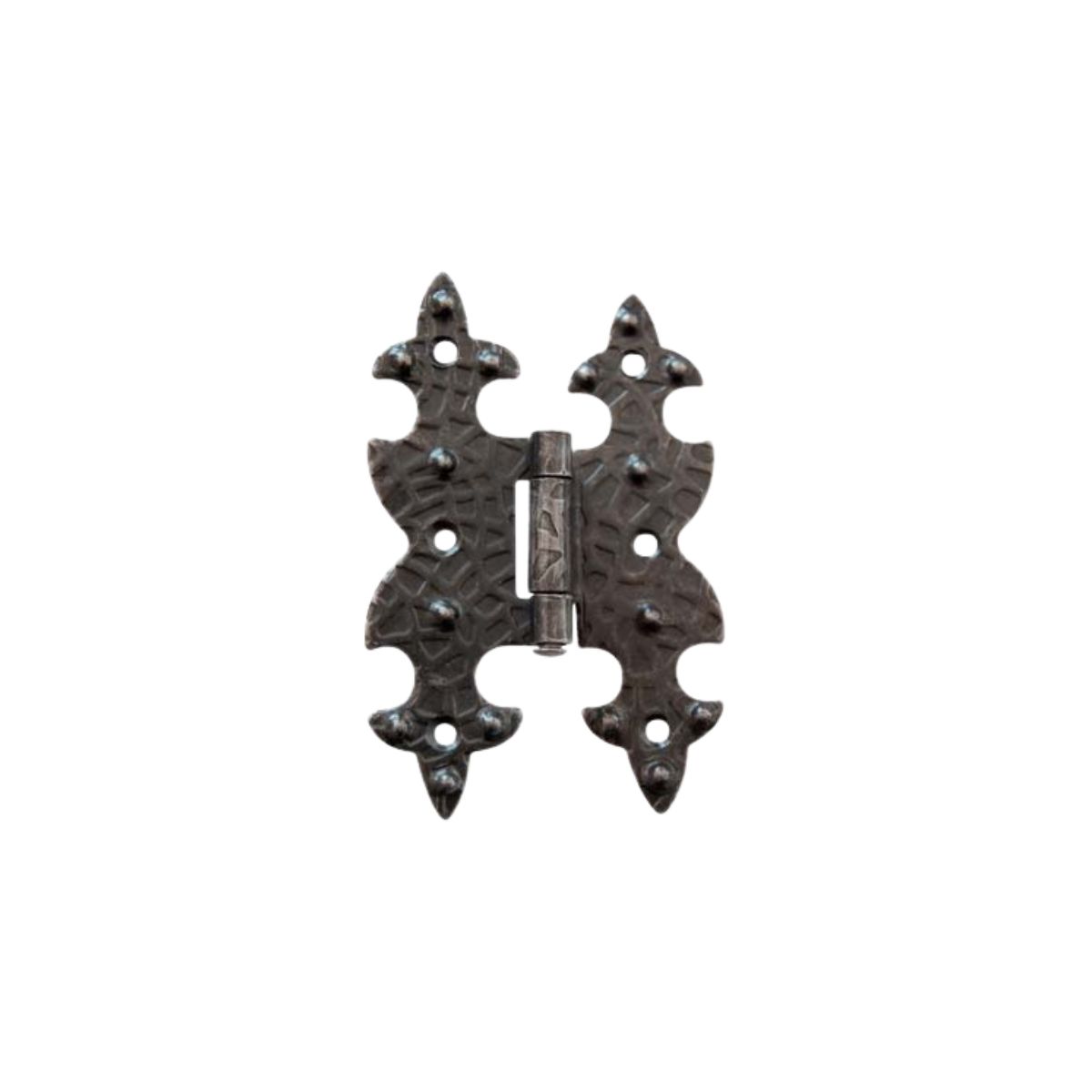 CERNIERA A BANDELLA DOPPIO T + COLLO IN FERRO BATTUTO NERO SFUMATO