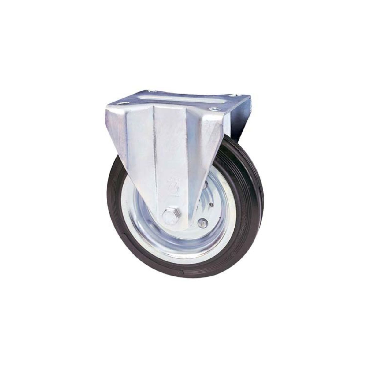 RUOTA A FORCELLA SU PIASTRA 80A AVO