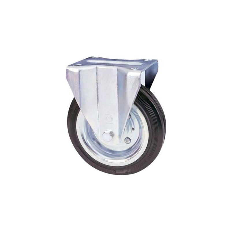 RUOTA A FORCELLA SU PIASTRA 80A AVO