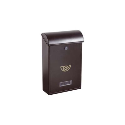 CASSETTA POSTA VILLA ALUBOX | ACCIAIO VERN ANTRACITE | MM 250×100 | H 400 MM CASSETTA POSTA VILLA ALUBOX | ACCIAIO VERN ANTRACITE | MM 250×100 | H 400 MM