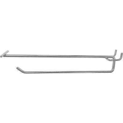 GANCIO PORTACARTELLINO PER ESPOSITORE 951 WOKIN | CROMATO | MM 200